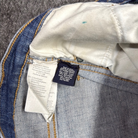 Madewell Blue High Rise Jeans with Distressed Details - Picture 6 of 6